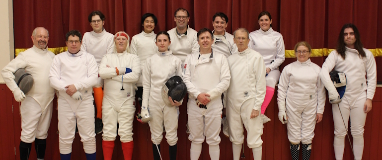 Group photo : Clara with club members